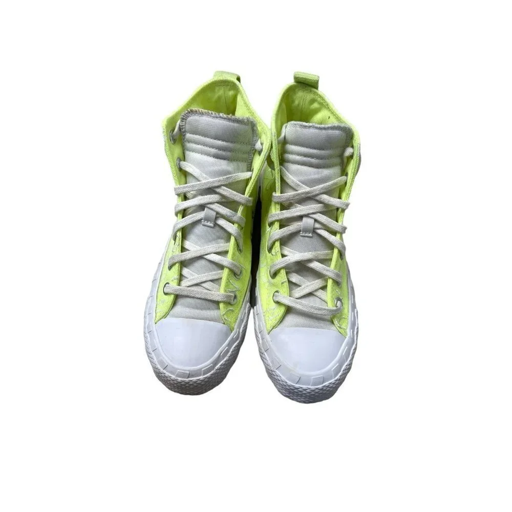 Converse Unt1tl3d Youth Sz 6 W8 Sneakers Not A Chuck All Star Hi Green Volt